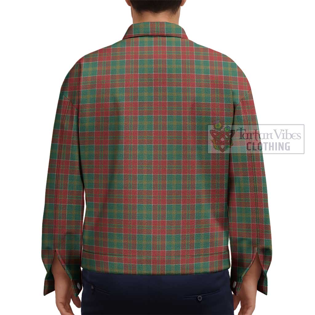 MacDonald of Kingsburgh Tartan Unisex Lapel Cotton Jacket - Tartan Vibes Clothing