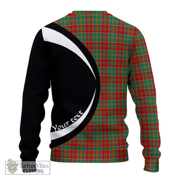 MacDonald of Kingsburgh Tartan Ugly Sweater with Family Crest Circle Style