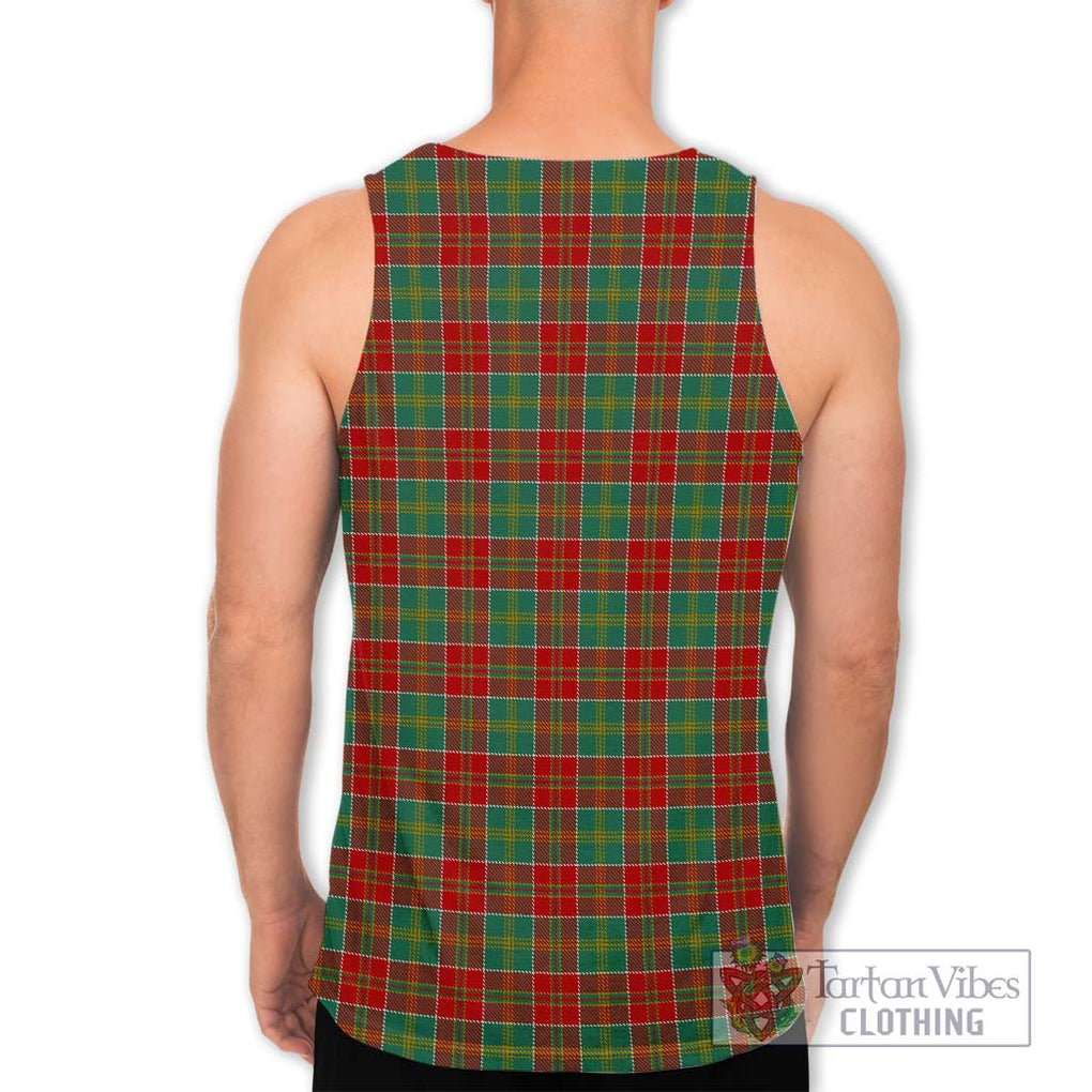 MacDonald of Kingsburgh Tartan Men's Tank Top with Family Crest DNA In Me Style - Tartanvibesclothing Shop