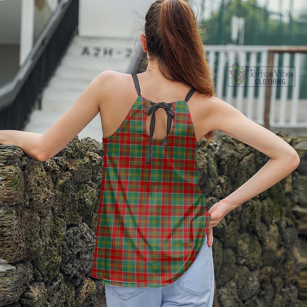 Tartan Vibes Clothing MacDonald of Kingsburgh Tartan Loose Halter Neck Camisole