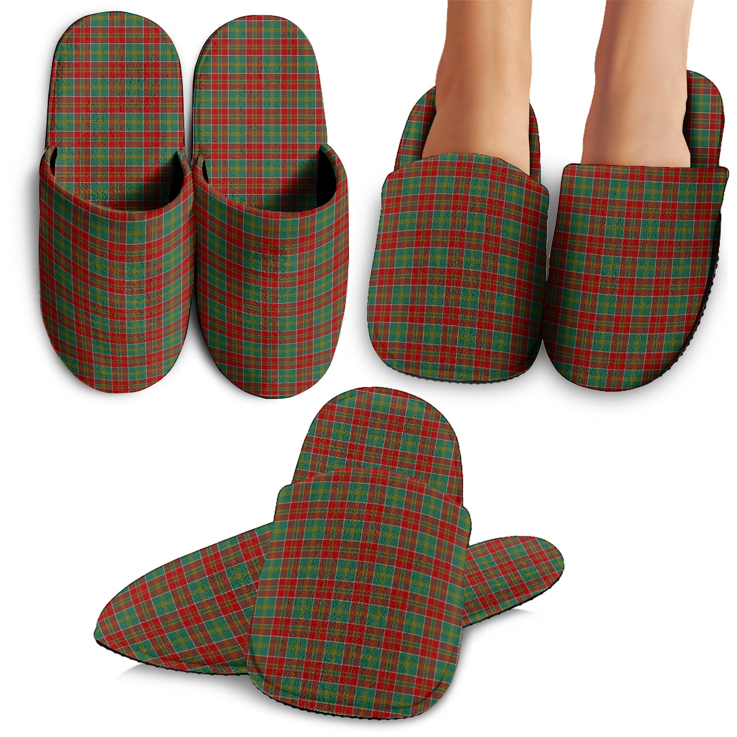 MacDonald of Kingsburgh Tartan Home Slippers - Tartanvibesclothing