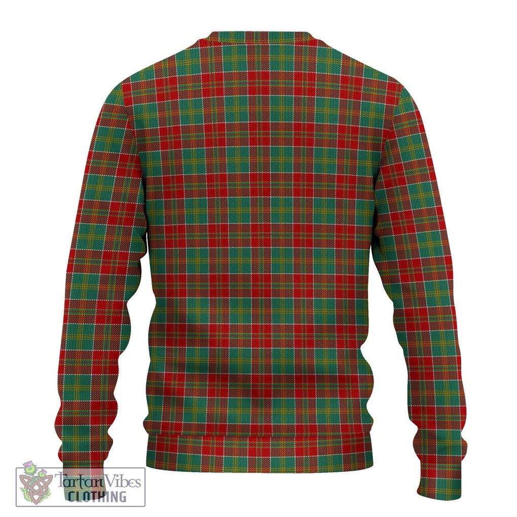 MacDonald of Kingsburgh Tartan Knitted Sweater with Family Crest DNA In Me Style - Tartanvibesclothing Shop