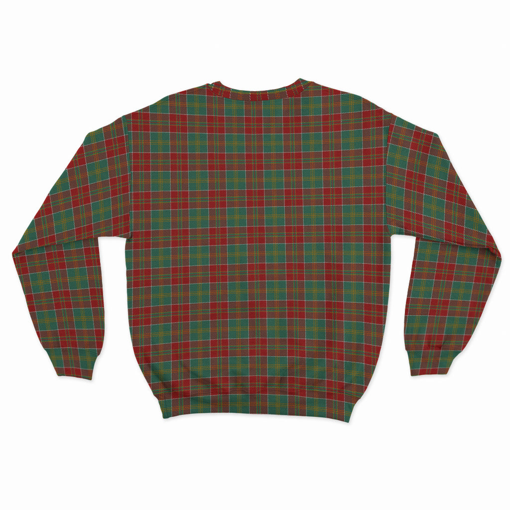 MacDonald of Kingsburgh Tartan Sweatshirt with Family Crest - Tartan Vibes Clothing