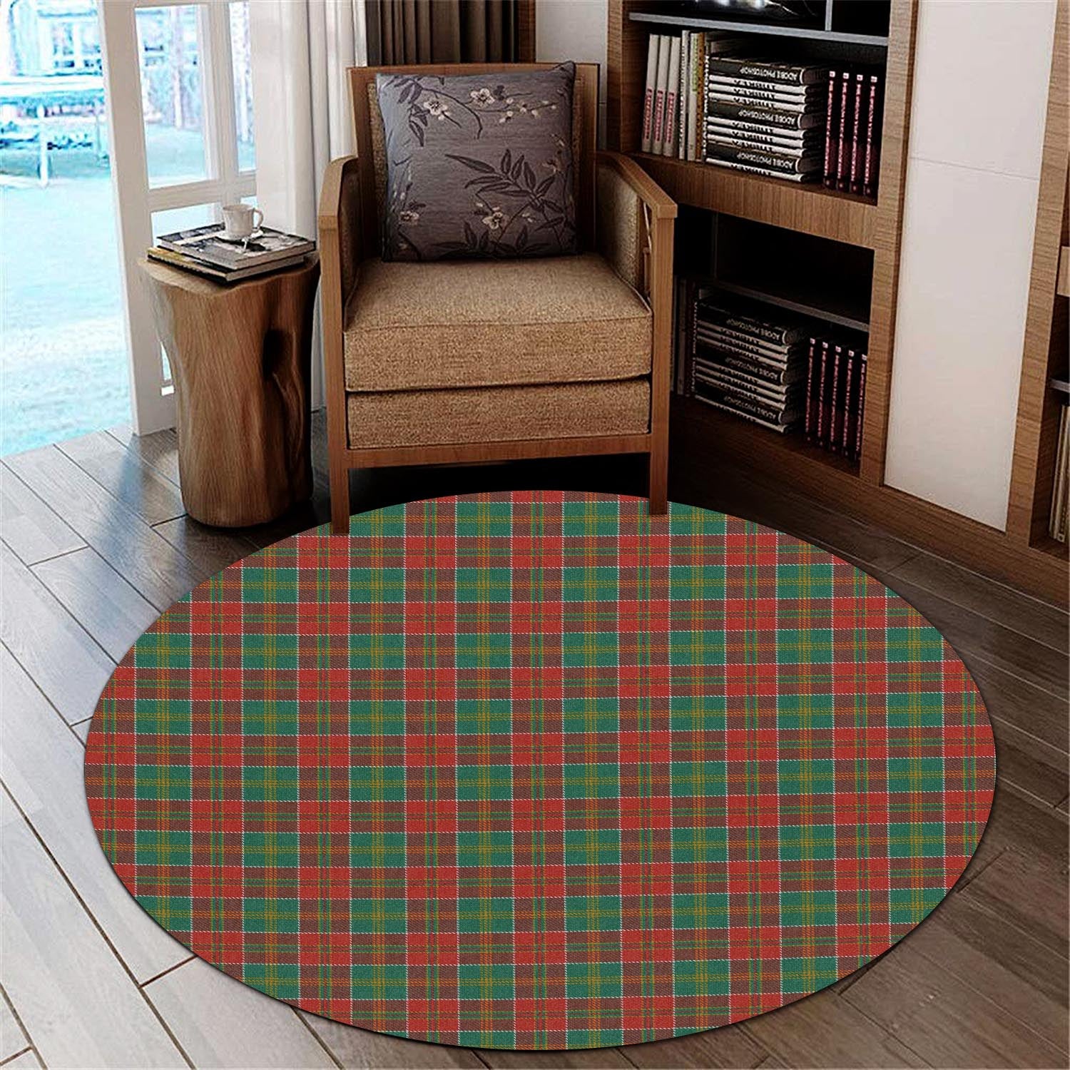 macdonald-of-kingsburgh-tartan-round-rug