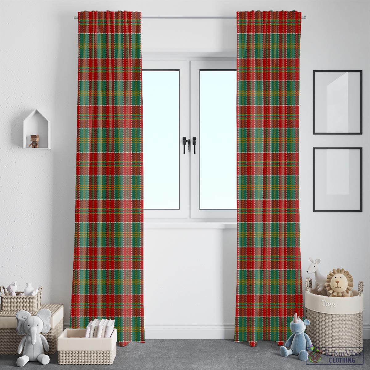 MacDonald of Kingsburgh Tartan Window Curtain