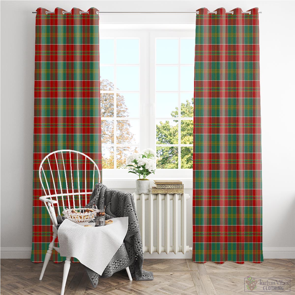 MacDonald of Kingsburgh Tartan Window Curtain