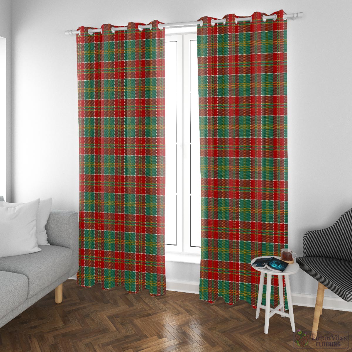 MacDonald of Kingsburgh Tartan Window Curtain