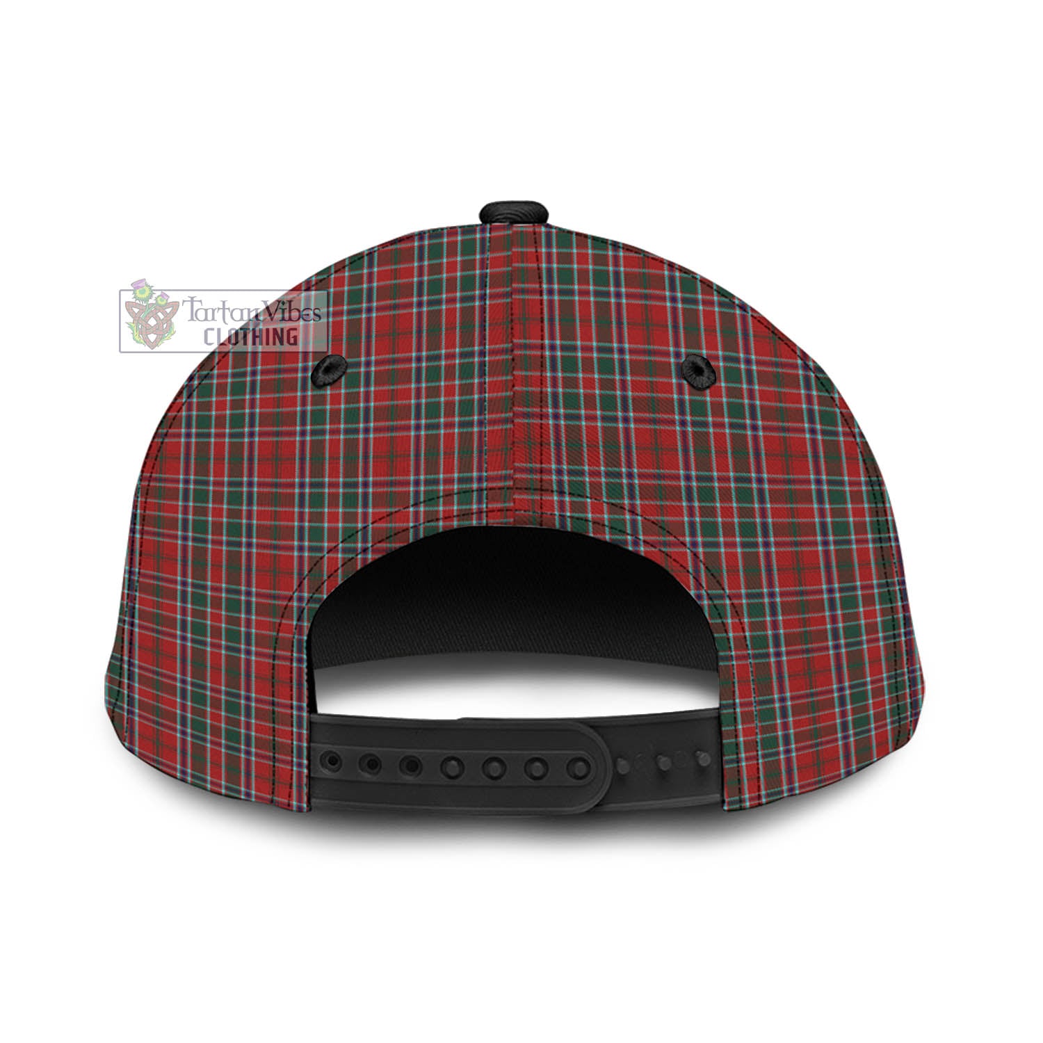 Tartan Vibes Clothing MacDonald of Lochmaddy Tartan Classic Cap with Family Crest In Me Style