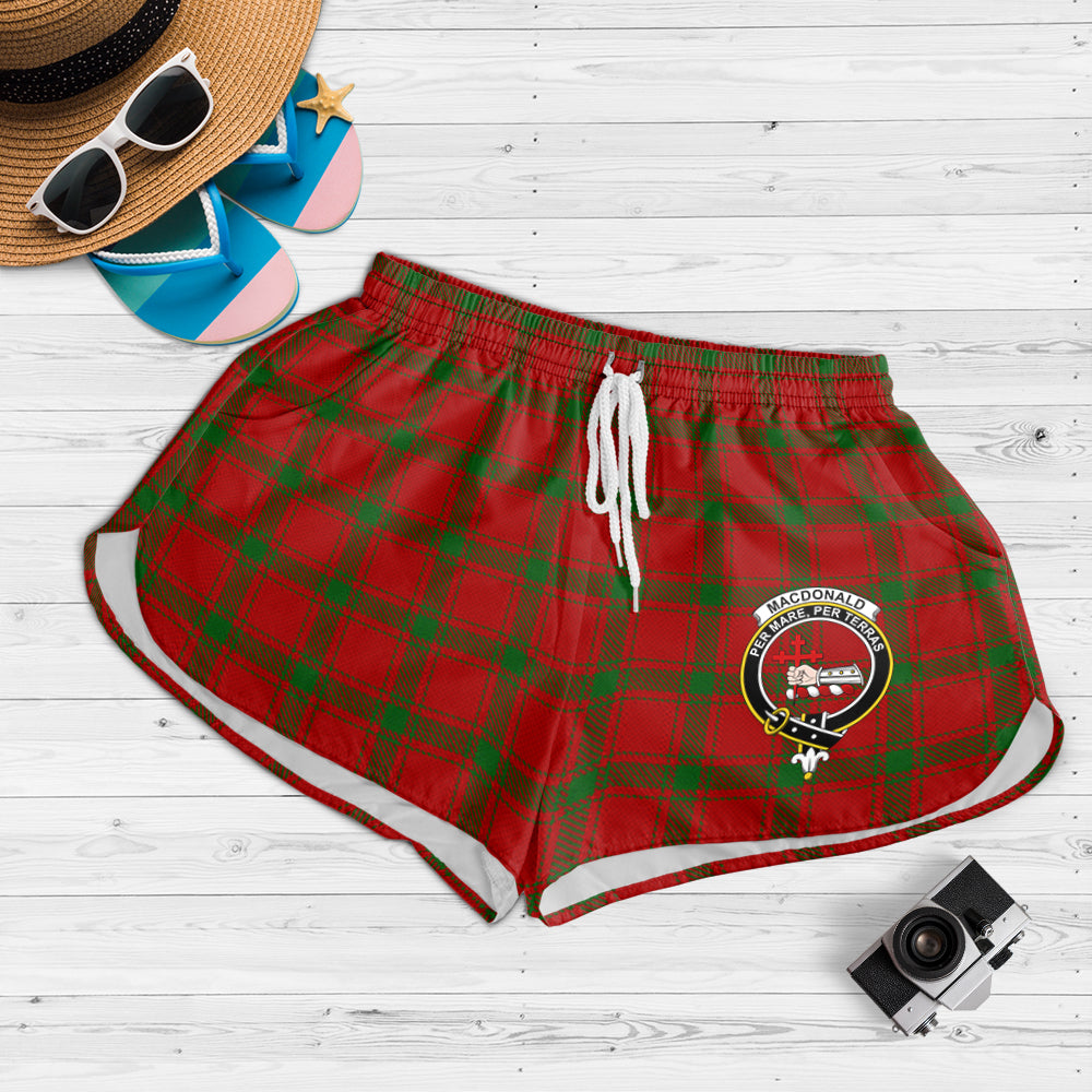 macdonald-of-sleat-tartan-womens-shorts-with-family-crest