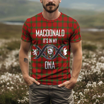 MacDonald of Sleat Tartan T-Shirt with Family Crest DNA In Me Style
