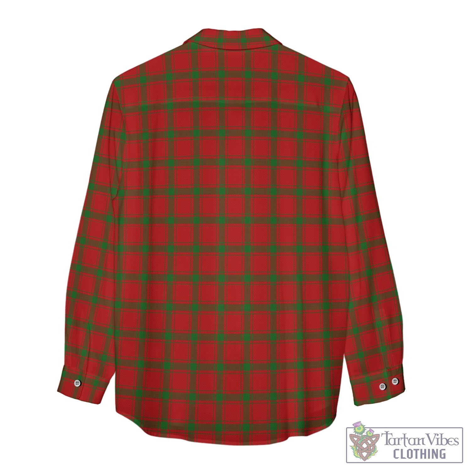 Tartan Vibes Clothing MacDonald of Sleat Tartan Womens Casual Shirt with Family Crest