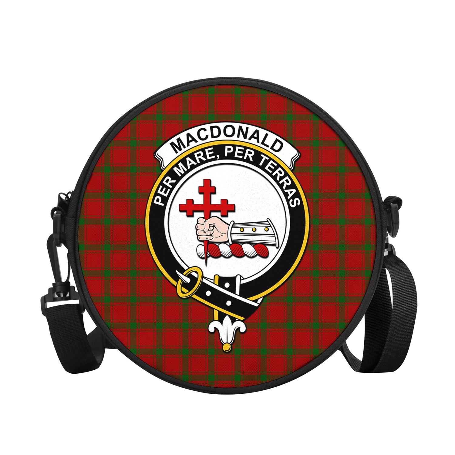 macdonald-of-sleat-tartan-round-satchel-bags-with-family-crest