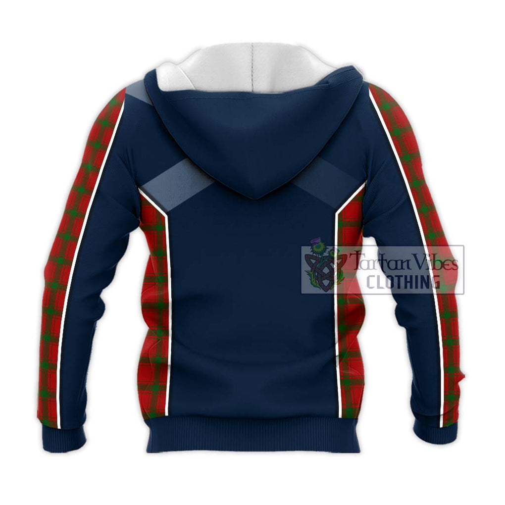 MacDonald (McDonald) of Sleat Tartan Knitted Hoodie with Family Crest and Lion Rampant Vibes Sport Style - Tartan Vibes Clothing