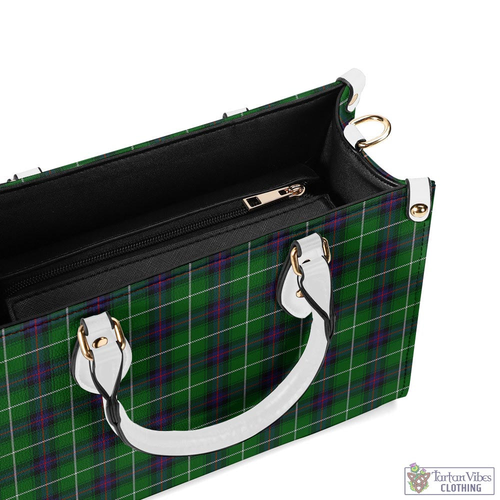 Tartan Vibes Clothing MacDonald of The Isles Tartan Luxury Leather Handbags