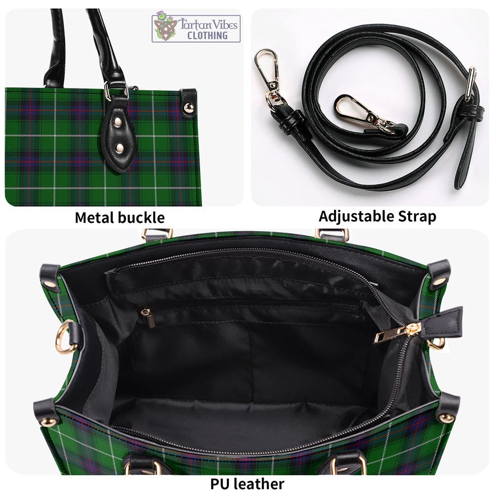 Tartan Vibes Clothing MacDonald of The Isles Tartan Luxury Leather Handbags