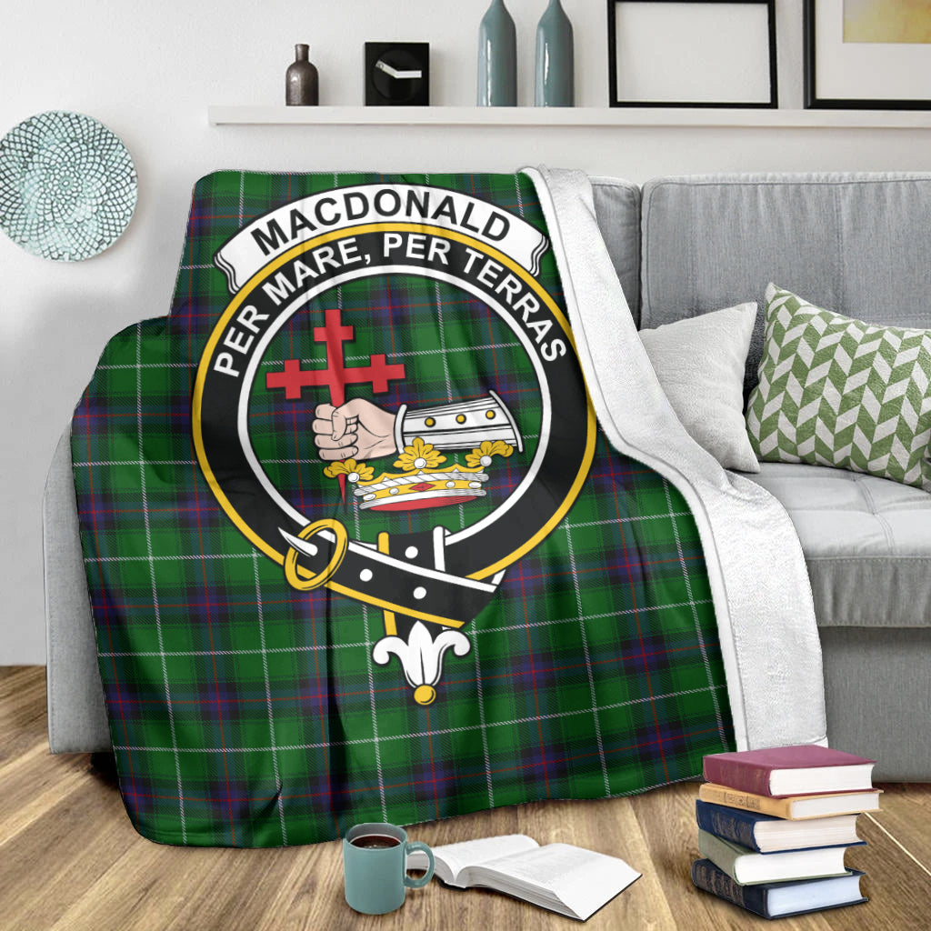 macdonald-of-the-isles-tartab-blanket-with-family-crest