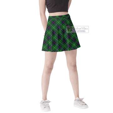 MacDonald of The Isles Tartan Women's Plated Mini Skirt Cross Style