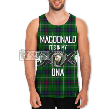 MacDonald of The Isles Tartan Men's Tank Top with Family Crest DNA In Me Style