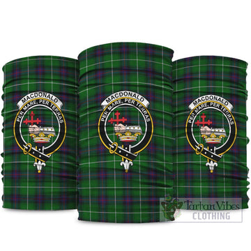 MacDonald of The Isles Tartan Neck Gaiters, Tartan Bandanas, Tartan Head Band with Family Crest