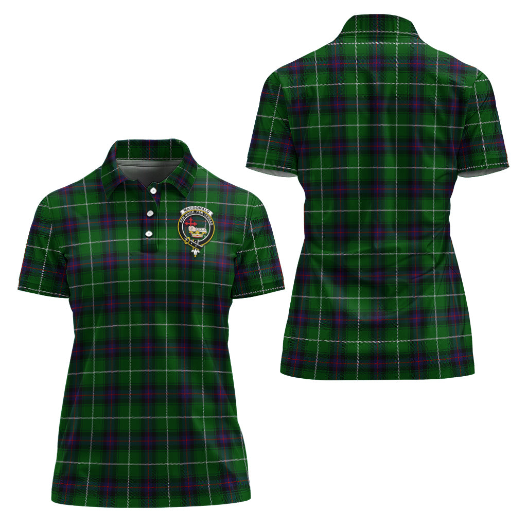 macdonald-of-the-isles-tartan-polo-shirt-with-family-crest-for-women