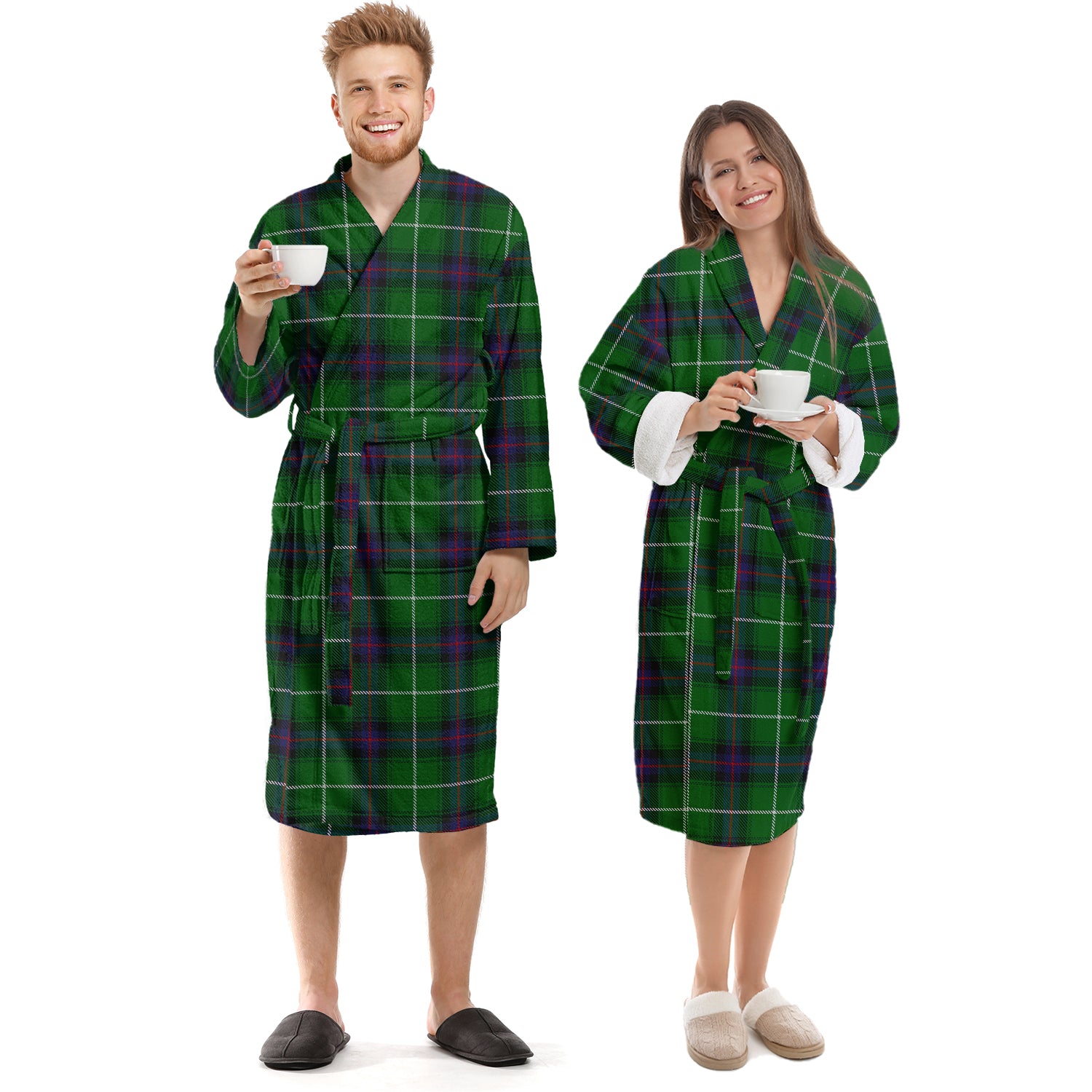 MacDonald of The Isles Tartan Bathrobe Unisex S - Tartan Vibes Clothing