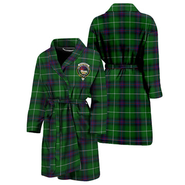 MacDonald of The Isles Tartan Bathrobe with Family Crest