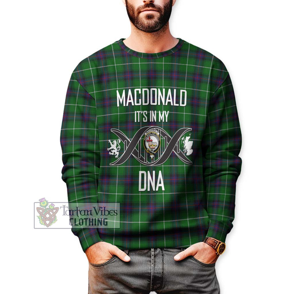 MacDonald of The Isles Tartan Sweatshirt with Family Crest DNA In Me Style Unisex - Tartanvibesclothing Shop