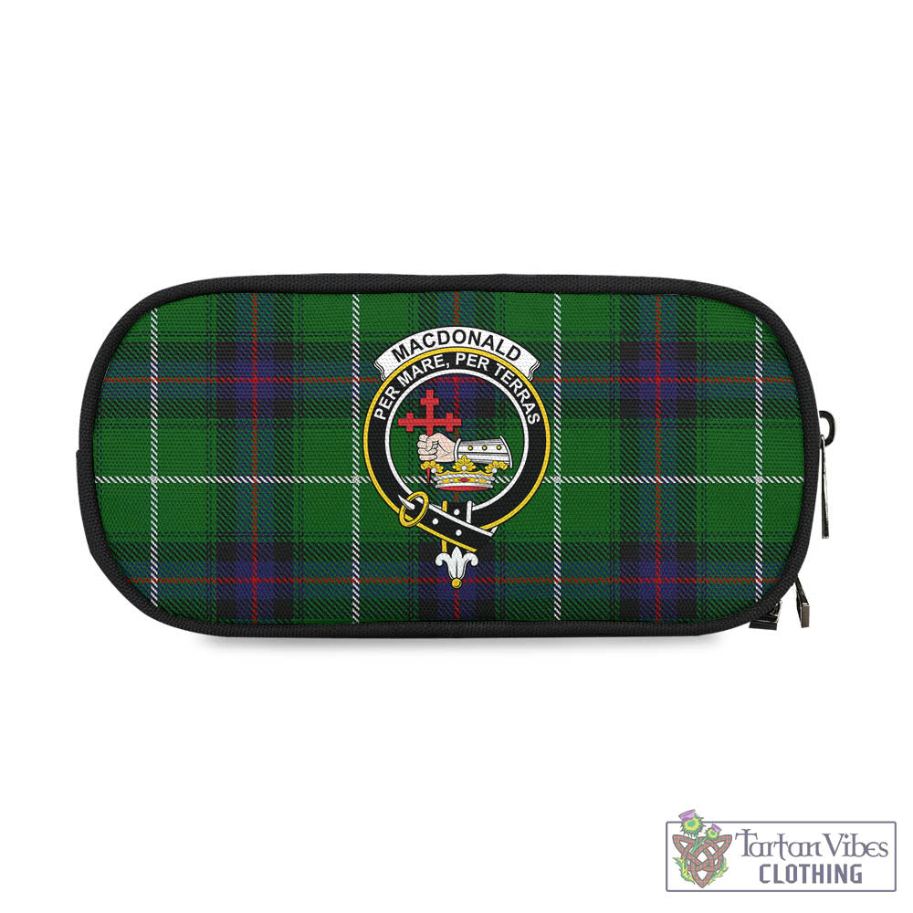 Tartan Vibes Clothing MacDonald of The Isles Tartan Pen and Pencil Case with Family Crest