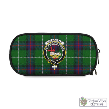 MacDonald of The Isles Tartan Pen and Pencil Case with Family Crest