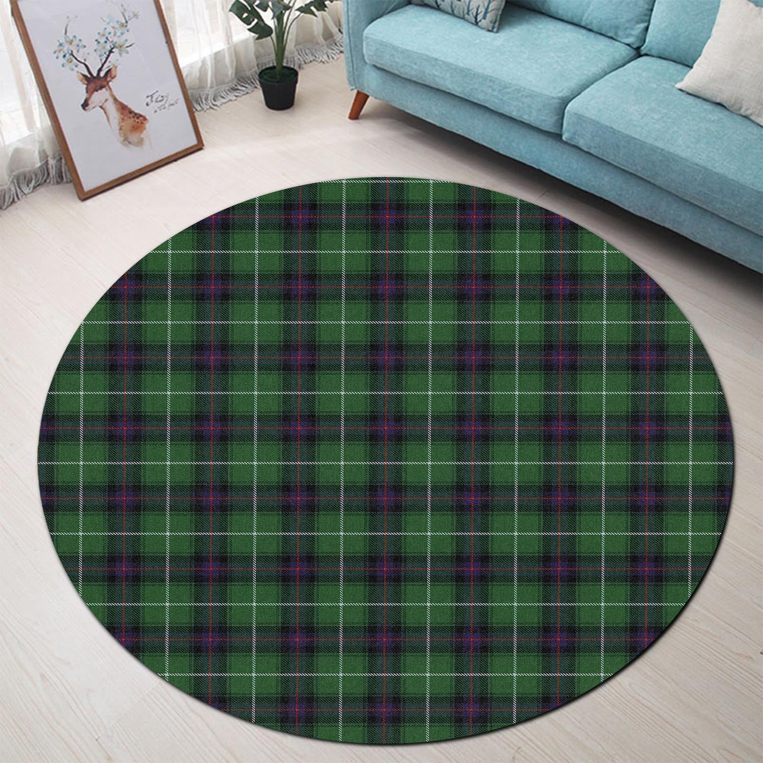 macdonald-of-the-isles-tartan-round-rug