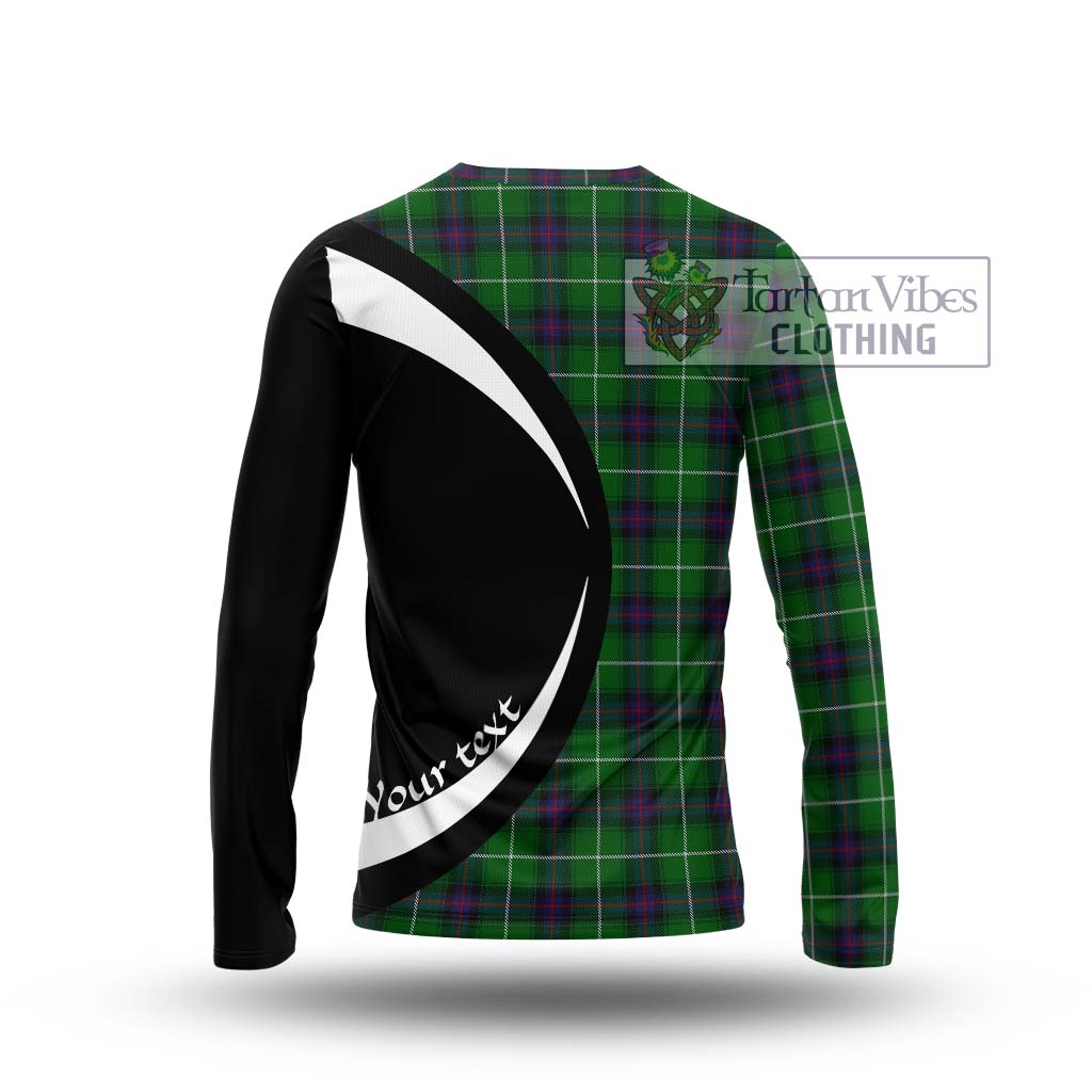 MacDonald of The Isles Tartan Long Sleeve T-Shirt with Family Crest Circle Style - Tartan Vibes Clothing