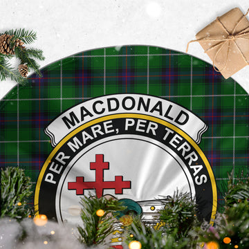 MacDonald of The Isles Tartan Christmas Tree Skirt with Family Crest