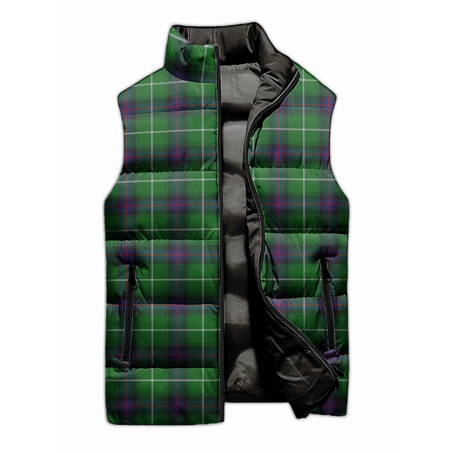 MacDonald of The Isles Tartan Sleeveless Puffer Jacket - Tartanvibesclothing