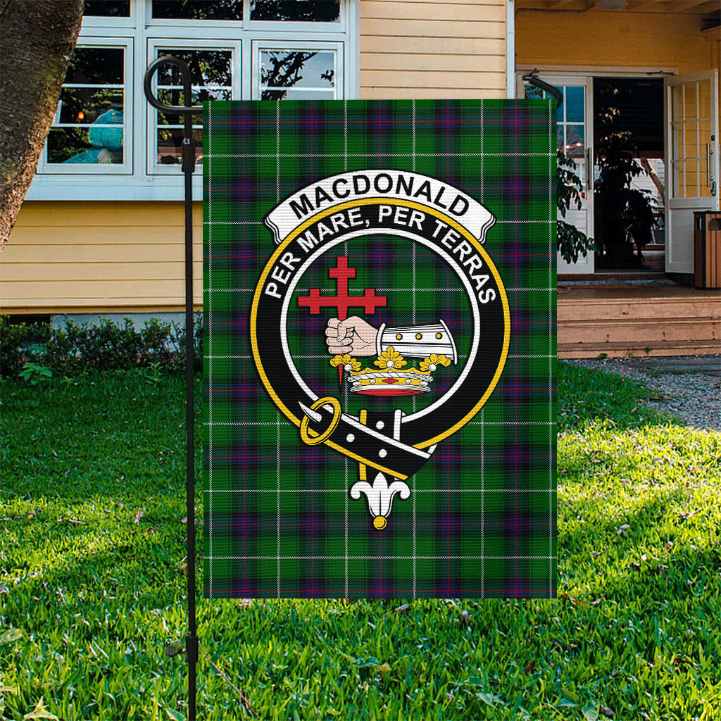 MacDonald of The Isles Tartan Flag with Family Crest - Tartan Vibes Clothing