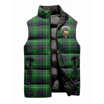 MacDonald of The Isles Tartan Sleeveless Puffer Jacket with Family Crest