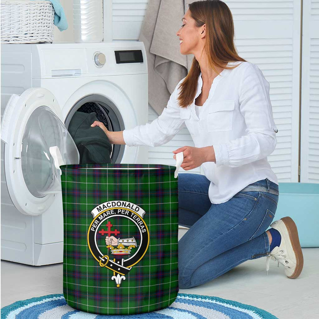 MacDonald of The Isles Tartan Laundry Basket with Family Crest - Tartanvibesclothing Shop