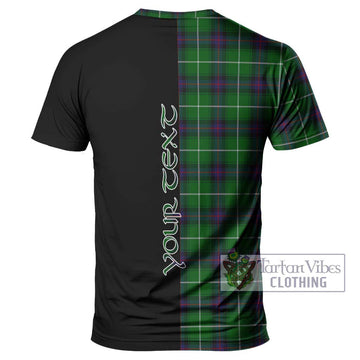 MacDonald of The Isles Tartan T-Shirt with Family Crest and Half Of Me Style