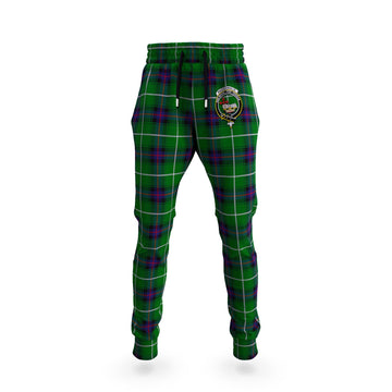 MacDonald of The Isles Tartan Joggers Pants with Family Crest