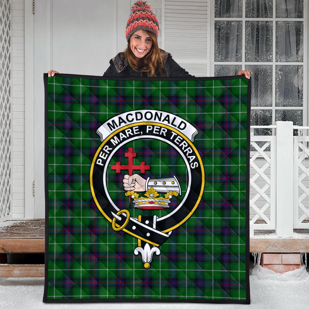 macdonald-of-the-isles-tartan-quilt-with-family-crest