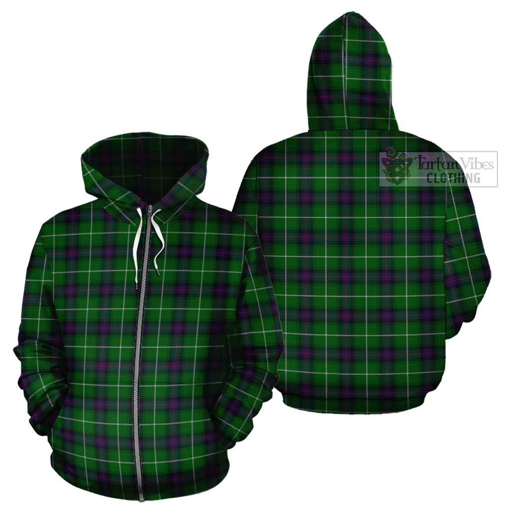 MacDonald of The Isles Tartan Cotton Hoodie Zip Hoodie - Tartan Vibes Clothing