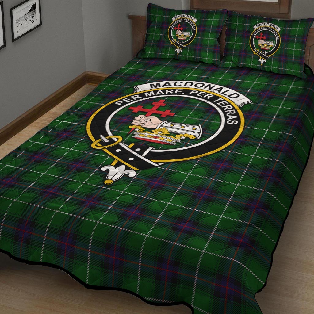 MacDonald of The Isles Tartan Quilt Bed Set with Family Crest - Tartan Vibes Clothing