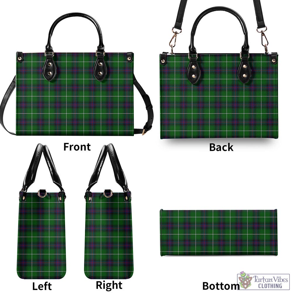 Tartan Vibes Clothing MacDonald of The Isles Tartan Luxury Leather Handbags