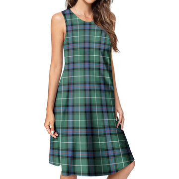 MacDonald of the Isles Hunting Ancient Tartan Womens Casual Dresses