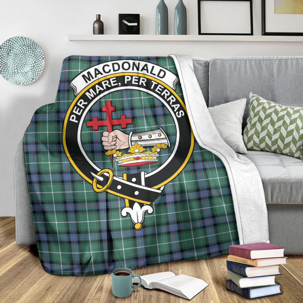 macdonald-of-the-isles-hunting-ancient-tartab-blanket-with-family-crest