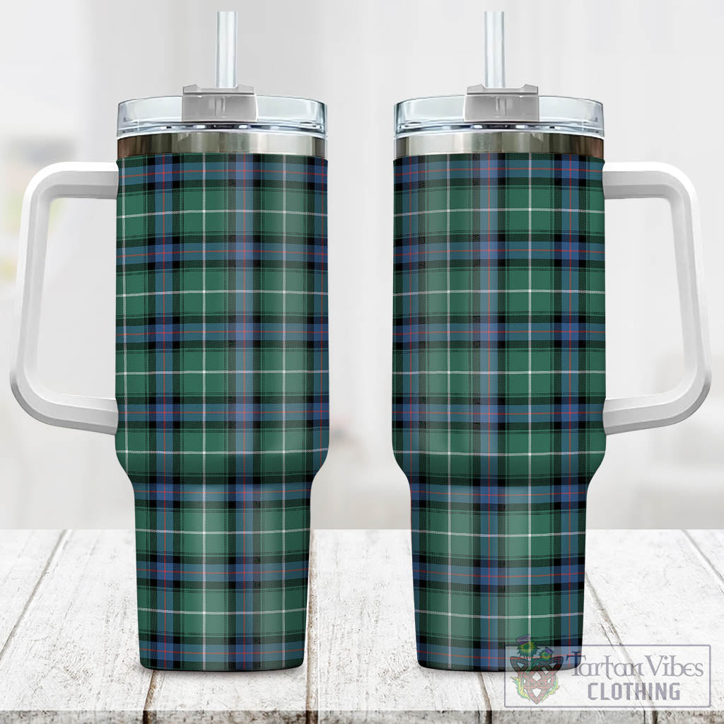 Tartan Vibes Clothing MacDonald of the Isles Hunting Ancient Tartan Tumbler with Handle