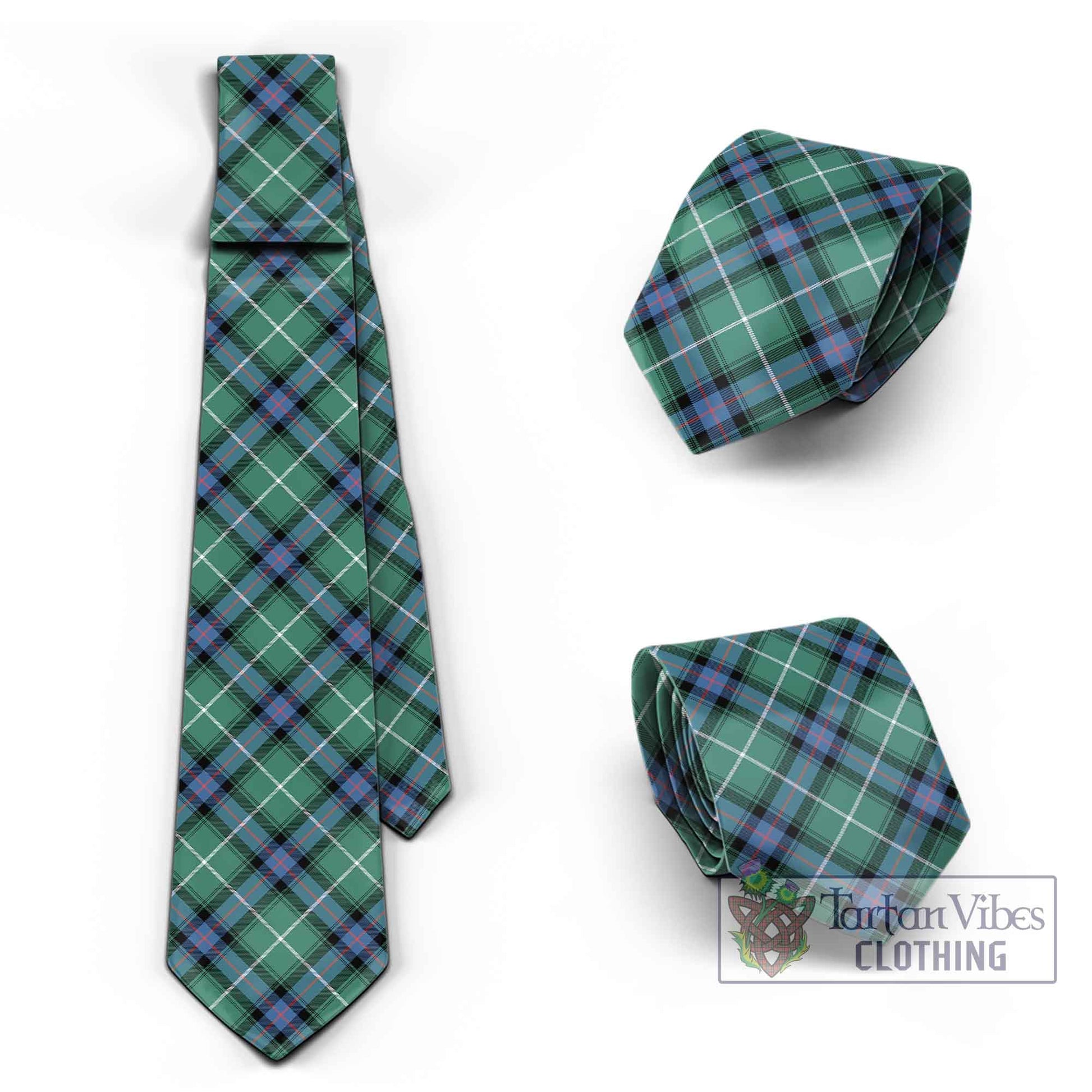 Tartan Vibes Clothing MacDonald of the Isles Hunting Ancient Tartan Classic Necktie Cross Style