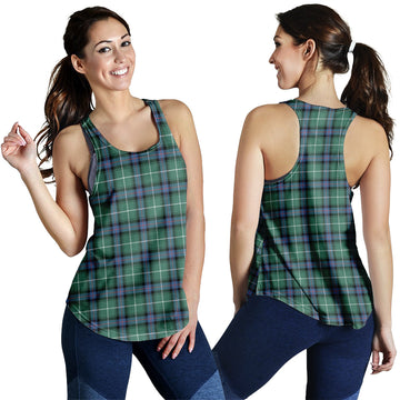 MacDonald of the Isles Hunting Ancient Tartan Women Racerback Tanks