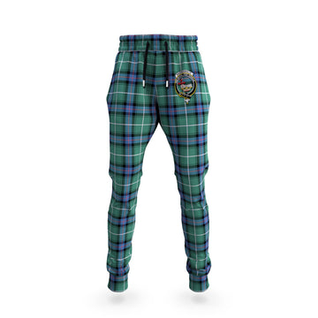 MacDonald of the Isles Hunting Ancient Tartan Joggers Pants with Family Crest