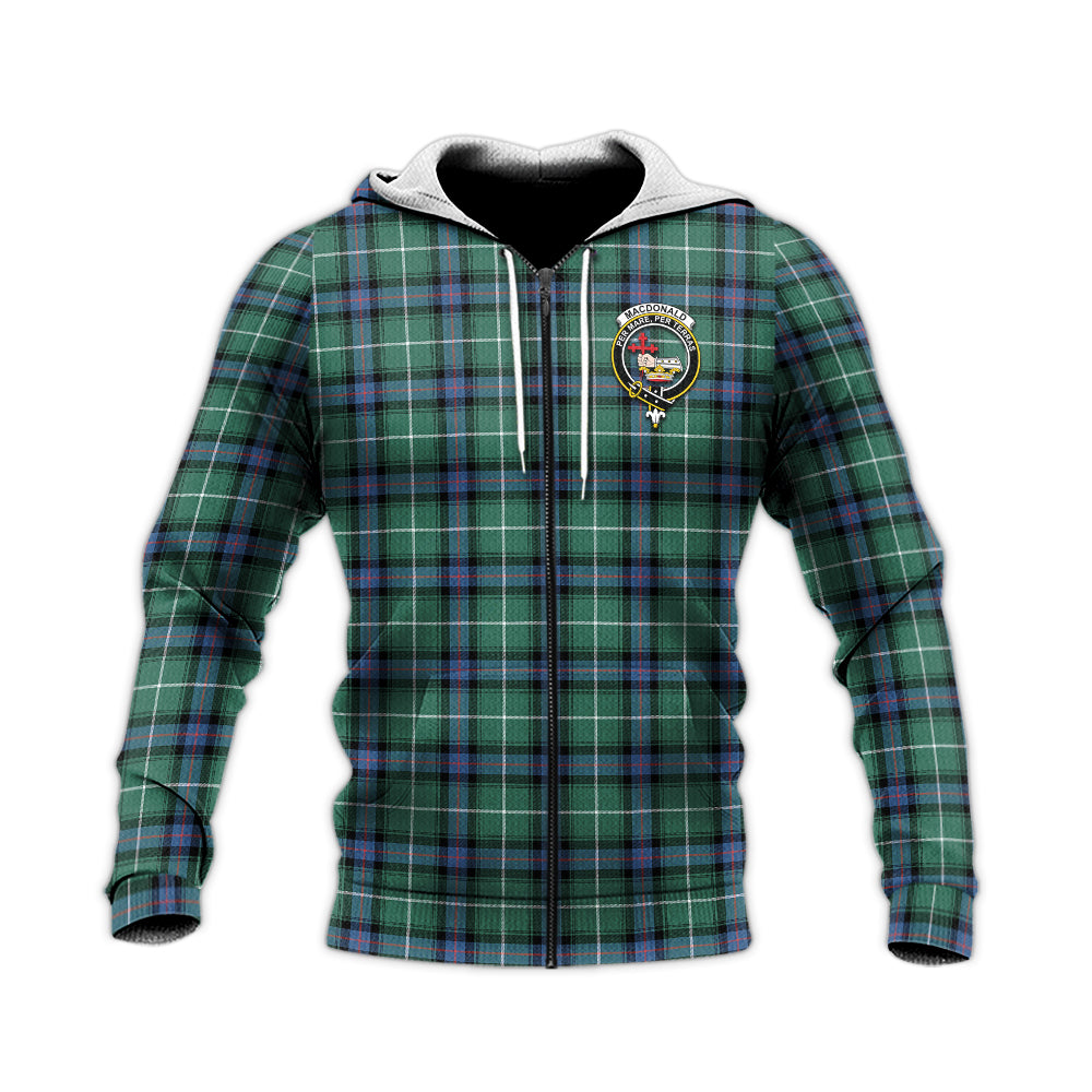 macdonald-of-the-isles-hunting-ancient-tartan-knitted-hoodie-with-family-crest