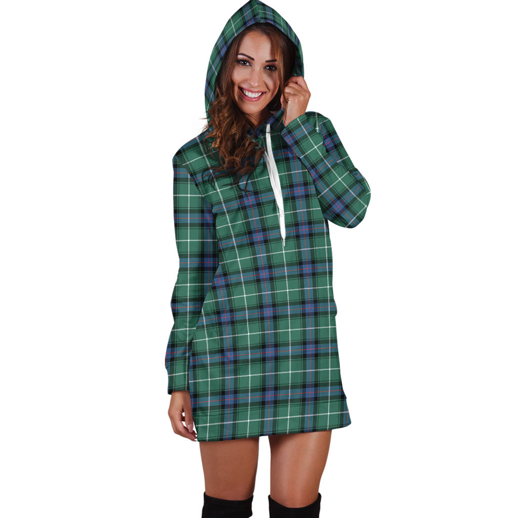 MacDonald of the Isles Hunting Ancient Tartan Hoodie Dress - Tartanvibesclothing